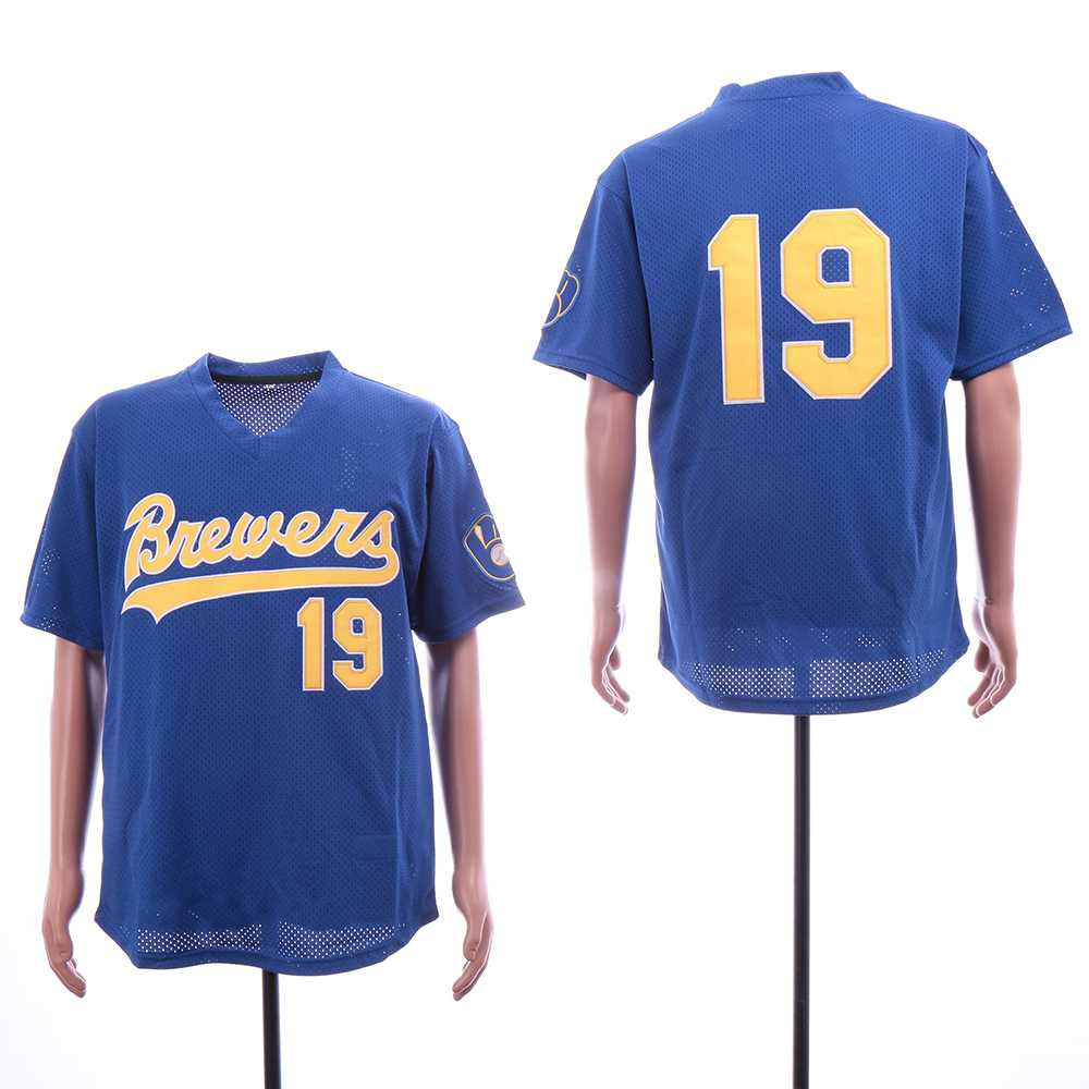 Brewers 19 Robin Yount Royal Mesh Throwback Jersey Sguo,We sell and wholesale Brewers 19 Robin Yount Royal Mesh Throwback Jersey Sguo on line form chian!